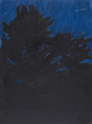 Oil on masonite