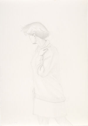 Pencil on paper: