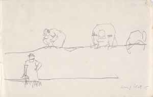 Pencil on paper