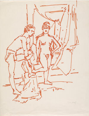 Magic marker on paper