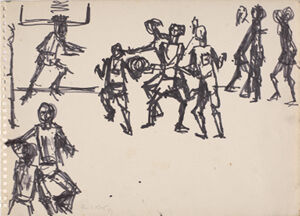 Felt pen on paper