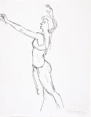 Pen on paper