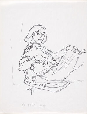 Felt pen on paper