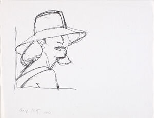 Pen and ink on paper