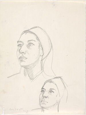 Pencil on paper