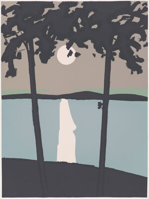 Screenprint 6 colors on Arches Paper: Printer Larry Rosen, Chiron Press Ny, Publ
