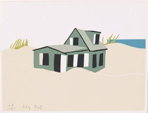 Screenprint 6 colors on White Wove Paper: Printer: Steve Polski, Chiron Press Ny