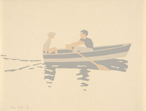 Screenprint 3 colors on Yellow Wove Paper Printer: Steve Poleski, Chiron Press N