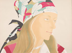 Litho 9 colors on paper