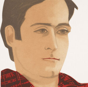 Color aquatint, 3 colors on J. Green Hotpress Paper Printer: Prawat Laucheron, N