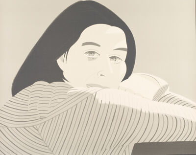 Striped Jacket | Alex Katz | Colby College Museum of Art