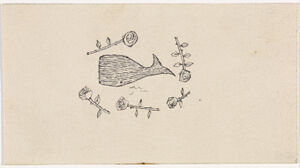 Pen and ink on paper