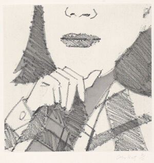 Softground etching and aquatint on paper