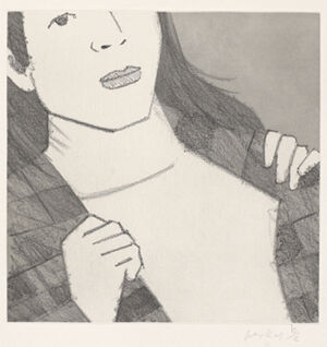 Softground etching and aquatint on paper