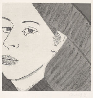 Softground etching and aquatint on paper