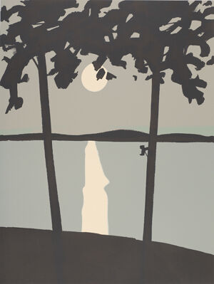 Screenprint 6 colors on Arches Paper: Printer Larry Rosen, Chiron Press Ny, Publ