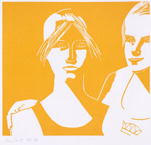 Woodcut on Paper: Hosho Printer: John C. Erickson, Ny Published By The Cooper Un