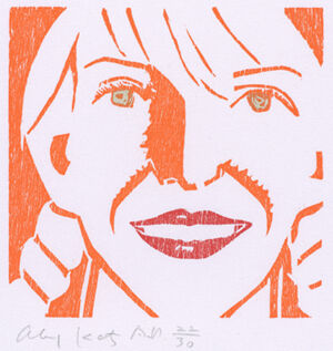 Woodcut on Paper: Hosho Printer: John C. Erickson, Ny Published By The Print Clu