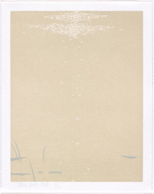 Triptych color woodcut on Hosho Paper Printer: John C. Erickson, Ny Published By