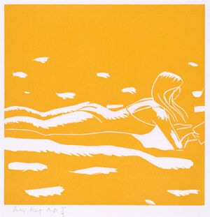 Woodcut on paper