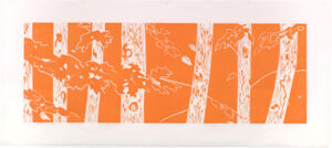 Linocut on Mulberry Paper Printer: John C. Erickson, Ny Published By Artist