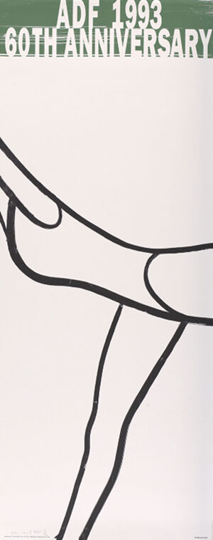 Silkscreen on Arches 88 Paper Printer: Seri Arts Published By American Dance Fes