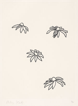 Etching on paper