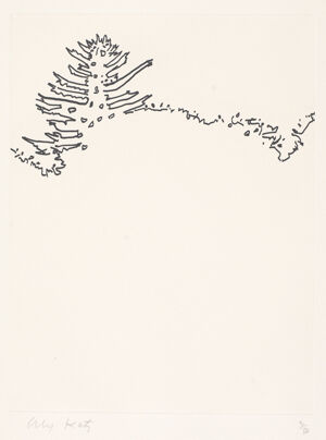 Etching on paper