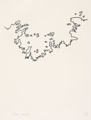 Etching on paper
