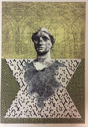 Photo-relief polymer/letterpress on paper