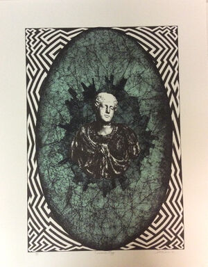 Photo-relief polymer/letterpress on paper