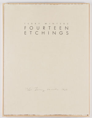 Etching on paper