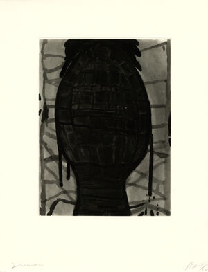 Sugar lift aquatint and spit bite aquatint on Hahnemuhle paper