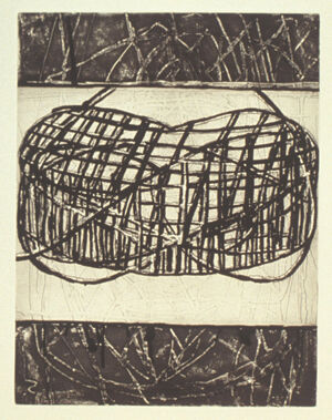 Xerox transfer, open bite etching, spit bite aquatint, and sugar lift aquatint p