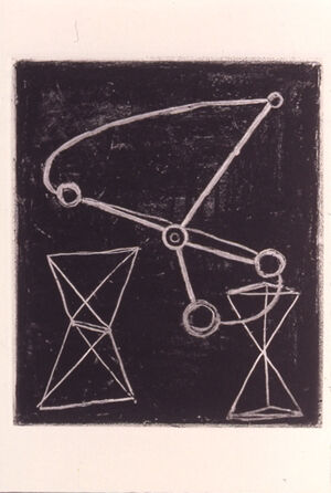 Bound book with original aquatint on paper