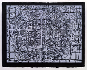 Woodcut on Japanese kochi paper