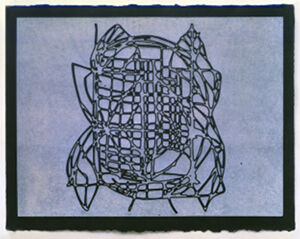 Woodcut on Japanese kochi paper