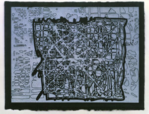 Woodcut on Japanese kochi paper