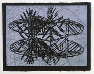 Woodcut on Japanese kochi paper