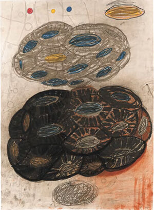 Lithograph printed in 9 colors on J. Whatman Paper