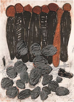 Lithograph printed in 6 colors on J. Whatman Paper