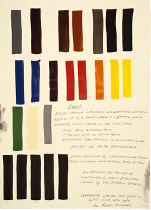 Lithograph printed in 23 colors on John Koller Paper