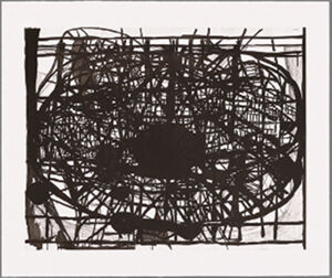 Etching, soft ground etching, and sugar lift aquatint on Arches En Tout Cas Pape