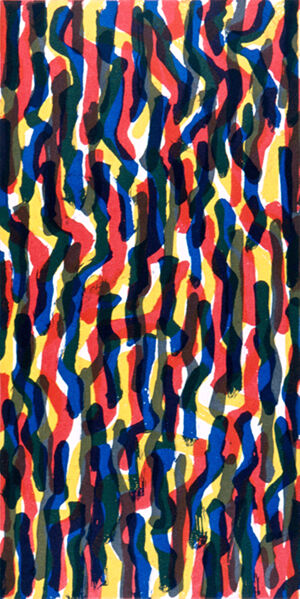 Color sugarlift aquatint on somerset textured white paper