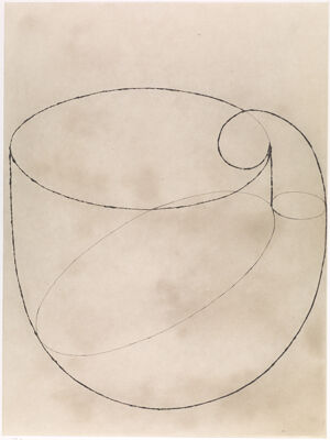 hard-ground etching with drypoint, spit-bite aquatint, chine colle, and gampi on