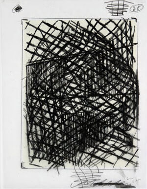 One of 42 lithographs with text by Ben Marcus  on Chartum Natural Translucent pa
