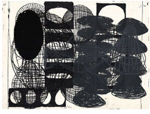 Lithograph printed in five colors on Arches paper