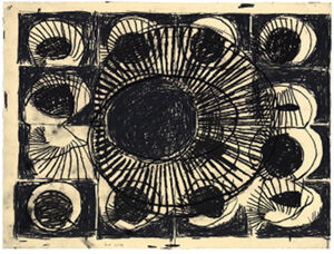 Lithograph printed in four colors on J Whatman 1953 paper