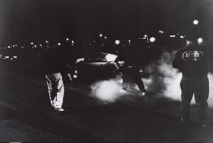 Gelatin silver print mounted on aluminum