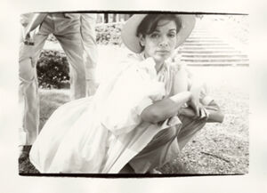 Black and white photograph on paper